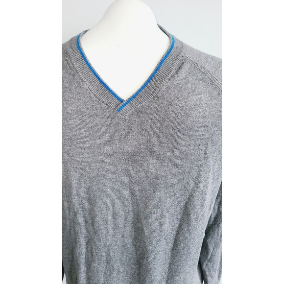 Oakley Linkmen Ribbed Knit V-Neck Pullover Athletic Sweater Size S - RN#96548 - Picture 3 of 5